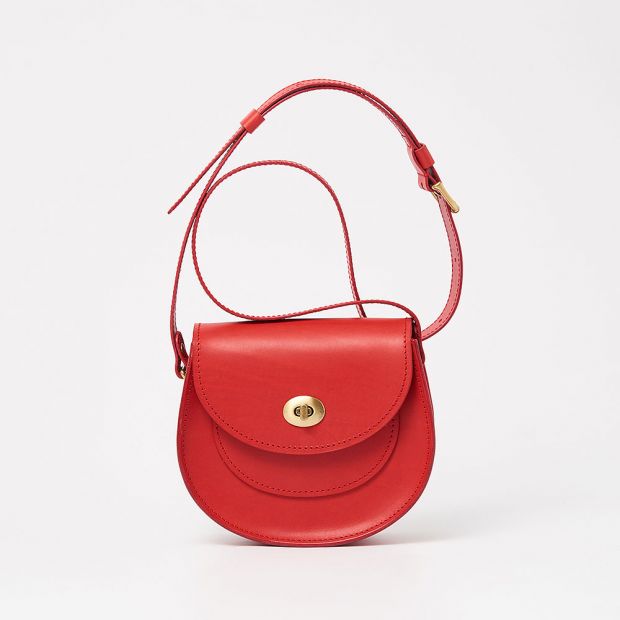 淵雀小馬鞍包 Saddle Bag ／ 紅色 Red