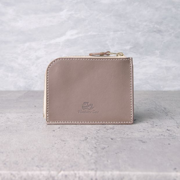 L型拉鍊零錢包 L Zip Coin Wallet ／ 象灰 Gray
