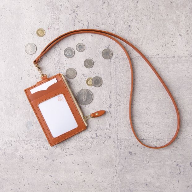 零錢證件夾 Coin Purse ID Holder ／ 淺棕 Tan