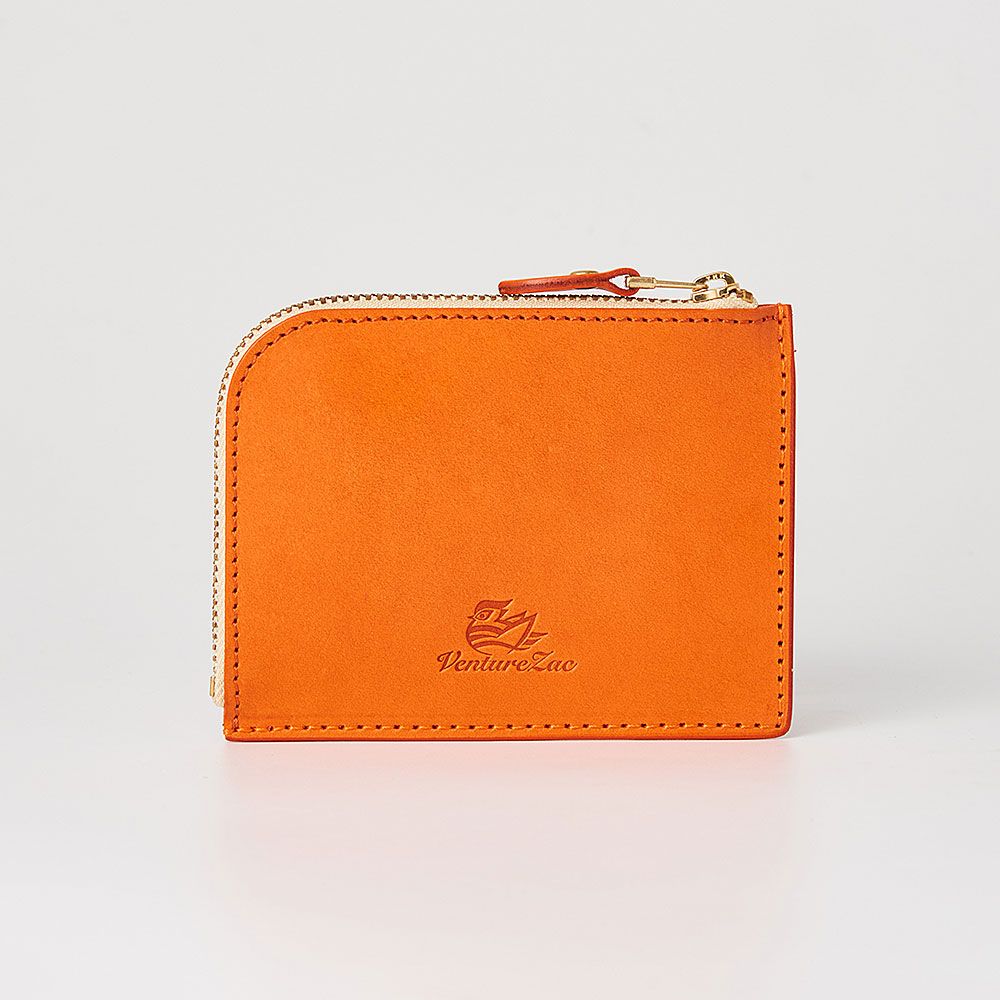L型拉鍊零錢包L Zip Coin Wallet ／ 橘色Orange